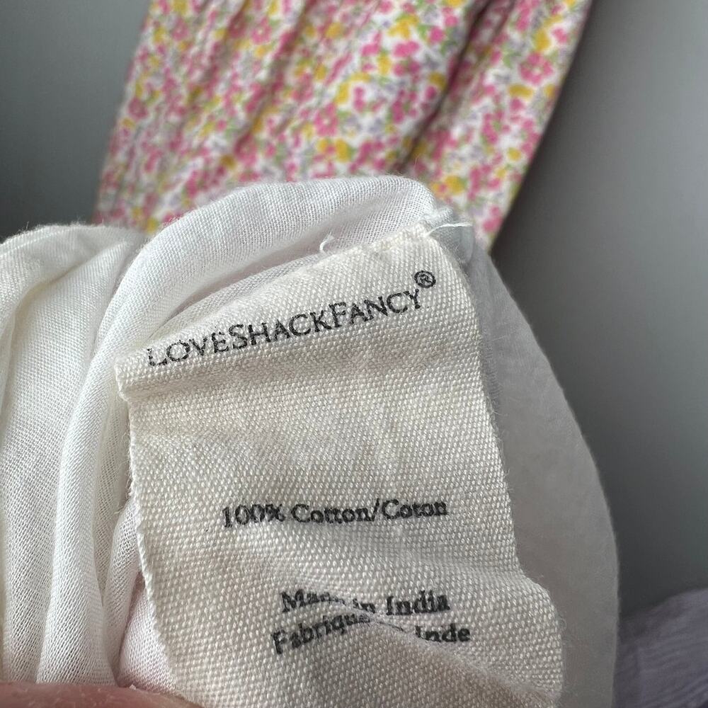 Love Shack Fancy Angie Floral Maxi Dress Size 4 - Picture 5 of 8